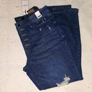 Judy blue jeans nwt size 13 high waist boyfriend distressed
